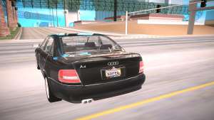 Audi A4 для GTA San Andreas - вид сзади