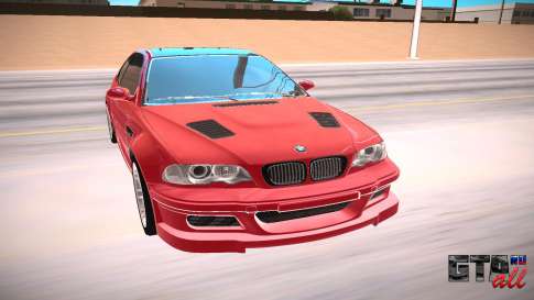 BMW E46 M3 GTR для GTA San Andreas - вид спереди