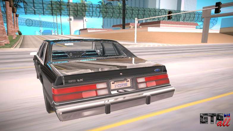 Ford LTD LX для GTA San Andreas - вид сзади