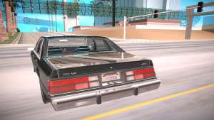 Ford LTD LX для GTA San Andreas - вид сзади