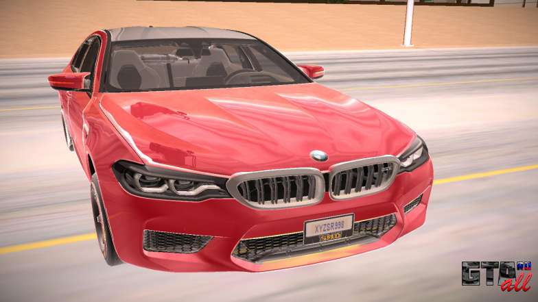 BMW M5 F90 для GTA San Andreas - вид спереди