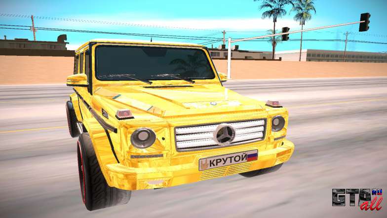 Mercedes-Benz G65 AMG для GTA San Andreas - вид спереди