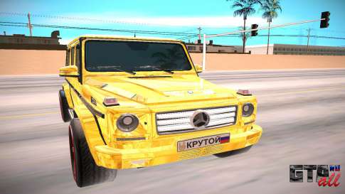 Mercedes-Benz G65 AMG для GTA San Andreas - вид спереди