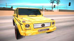 Mercedes-Benz G65 AMG для GTA San Andreas - вид спереди