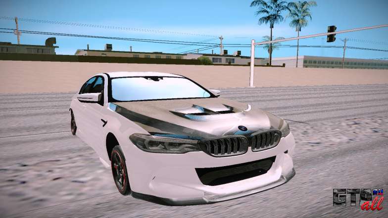 BMW M5 F90 для GTA San Andreas - вид спереди