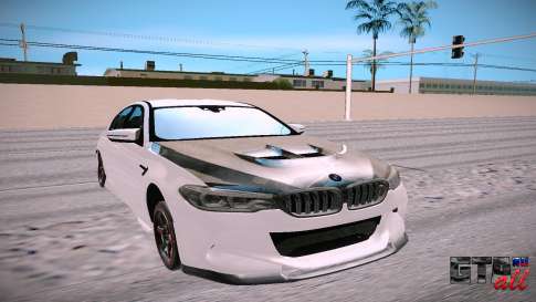 BMW M5 F90 для GTA San Andreas - вид спереди