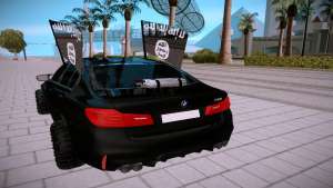 BMW M5 F90 для GTA San Andreas - вид сзади