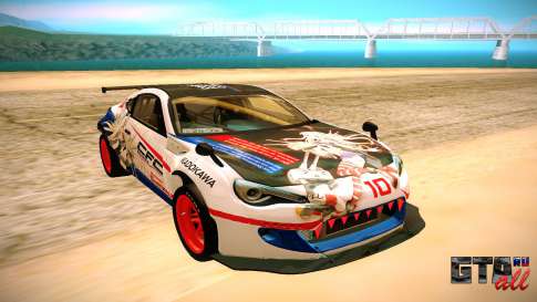 Toyota GT 86 Rocket Bunny для GTA San Andreas - вид спереди