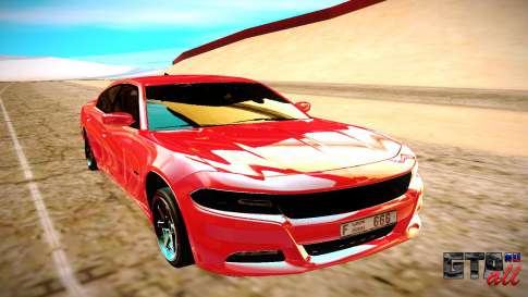 Dodge Charger для GTA San Andreas - вид спереди