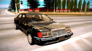 Mercedes-Benz E500 W124 1992 для GTA San Andreas - вид спереди