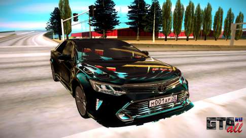 Toyota Camry V55 для GTA San Andreas - вид спереди