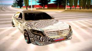 Mercedes-Benz S600 X222 для GTA San Andreas - вид спереди