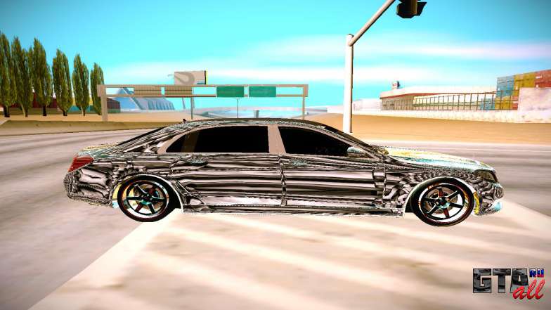 Mercedes-Benz S600 X222 для GTA San Andreas - вид сбоку