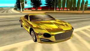 Bentley EXP 10 Speed 6 для GTA San Andreas - вид спереди