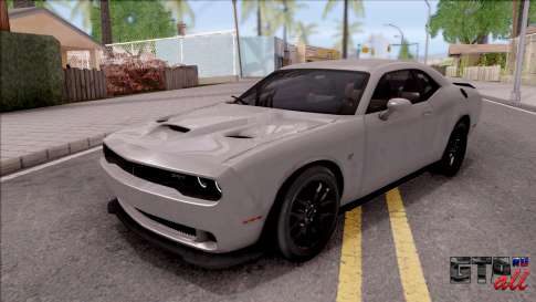 Dodge Charger SRT Hellcat для GTA San Andreas - вид спереди