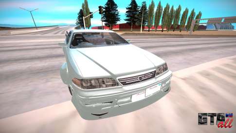 Toyota Mark 2 для GTA San Andreas - вид спереди