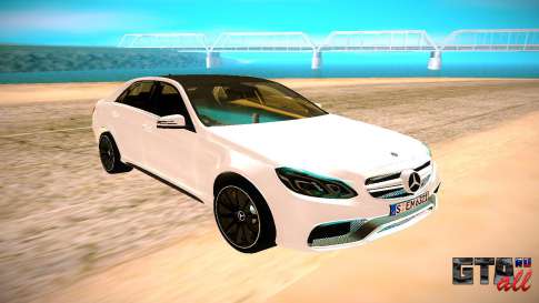 Mercedes-Benz E63 AMG для GTA San Andreas - вид спереди