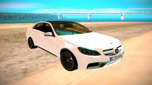 Mercedes-Benz E63 AMG для GTA San Andreas - вид спереди