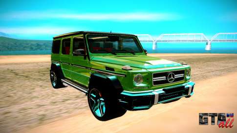 Mercedes AMG G63 Crazy Color Edition для GTA San Andreas - вид спереди