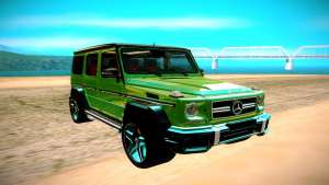 Mercedes AMG G63 Crazy Color Edition для GTA San Andreas - вид спереди