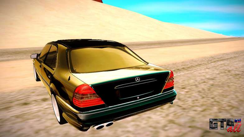 Mercedes-Benz C43 AMG для GTA San Andreas - вид сзади