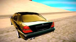 Mercedes-Benz C43 AMG для GTA San Andreas - вид сзади