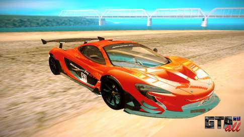 McLaren P1 GTR для GTA San Andreas - вид спереди