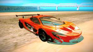 McLaren P1 GTR для GTA San Andreas - вид спереди