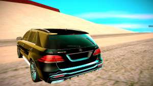 Mercedes-Benz ML63 AMG для GTA San Andreas - вид сзади