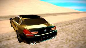 BMW M6 для GTA San Andreas - вид сзади