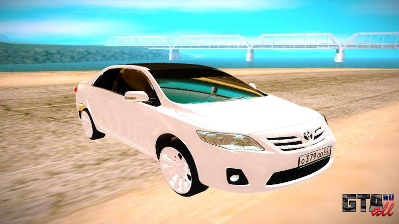 Toyota Corolla для GTA San Andreas - вид спереди