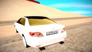 Toyota Corolla для GTA San Andreas - вид сзади