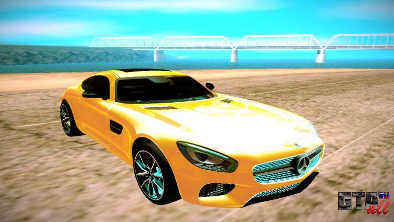 Mercedes-Benz AMG GT S для GTA San Andreas - вид спереди