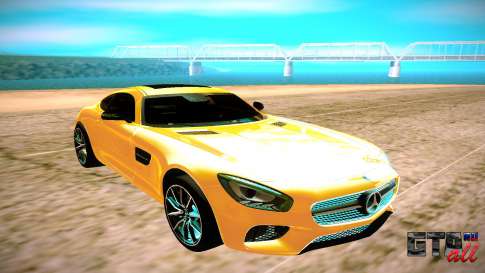 Mercedes-Benz AMG GT S для GTA San Andreas - вид спереди