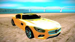 Mercedes-Benz AMG GT S для GTA San Andreas - вид спереди