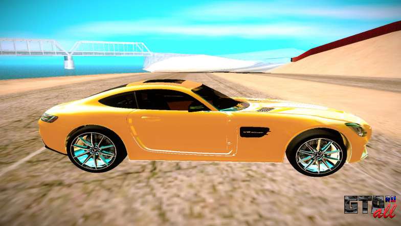 Mercedes-Benz AMG GT S для GTA San Andreas - вид сбоку