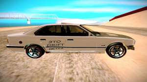 BMW E34 525 для GTA San Andreas - вид сбоку