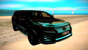 Lexus LX570 для GTA San Andreas - вид спереди