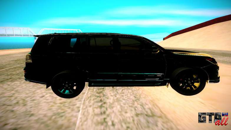 Lexus LX570 для GTA San Andreas - вид сбоку