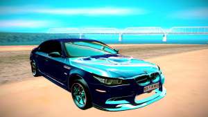 BMW M5 E60 для GTA San Andreas - вид спереди