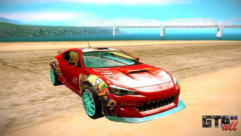 Subaru BRZ для GTA San Andreas - вид спереди