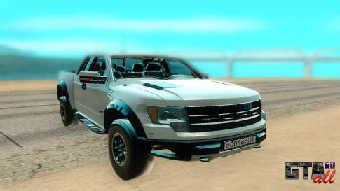 Ford F150 для GTA San Andreas - вид спереди