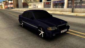 Mercedes-Benz C230 для GTA San Andreas - вид спереди