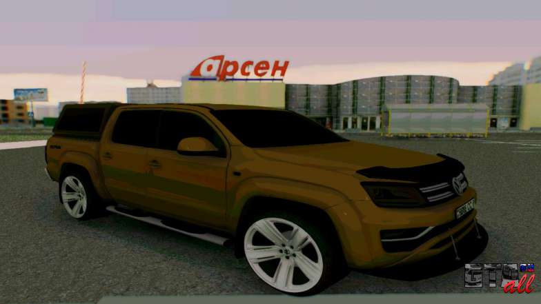 Volkswagen Amarok для GTA San Andreas - вид спереди