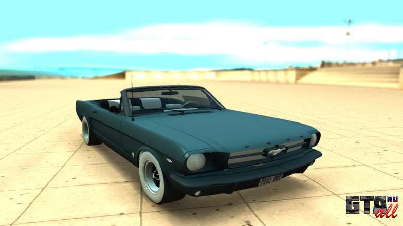 Ford Mustang Convertible для GTA San Andreas - вид спереди