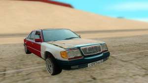 Mercedes-Benz W124 для GTA San Andreas - вид спереди