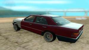 Mercedes-Benz W124 для GTA San Andreas - вид сбоку