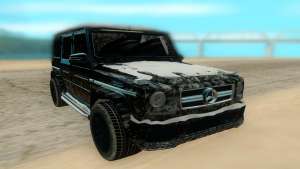 Mercedes-Benz G65 AMG для GTA San Andreas - вид спереди