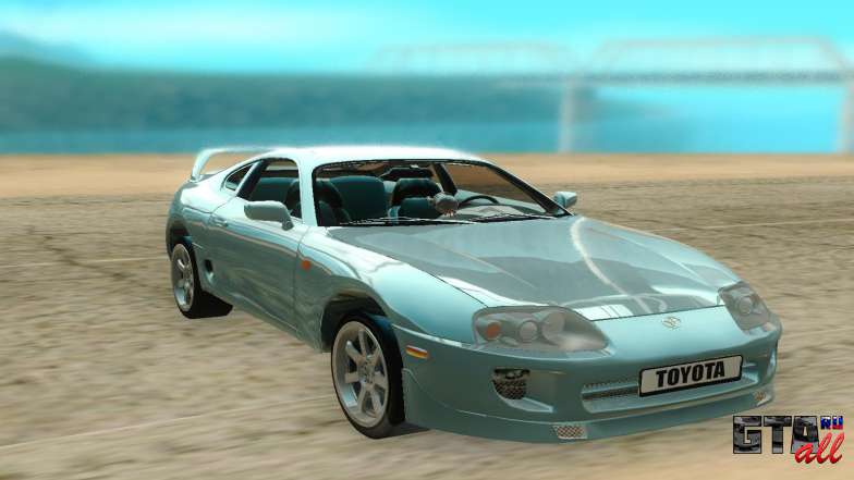 Toyota Supra для GTA San Andreas - вид спереди