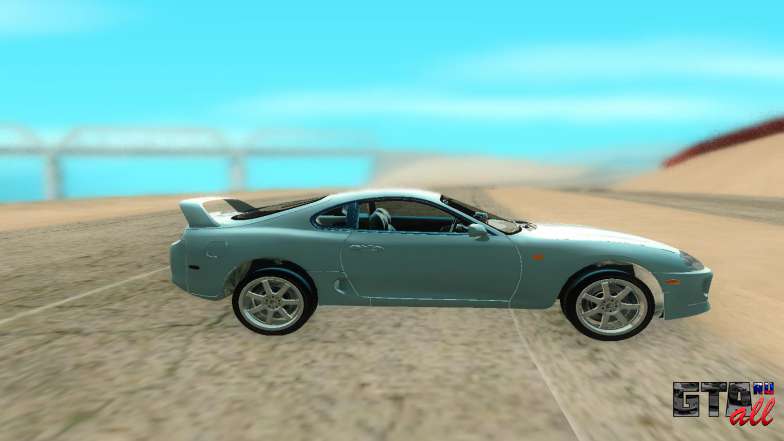 Toyota Supra для GTA San Andreas - вид сбоку